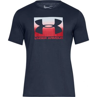 Under Armour UA Boxed Sportstyle T-shirt z krótkim rękawem (1329581) - (1329581-408) akademia/biały Under Armour UA Boxed Sportstyle T-shirt z krótkim rękawem (1329581) - (1329581-408) akademia/biały