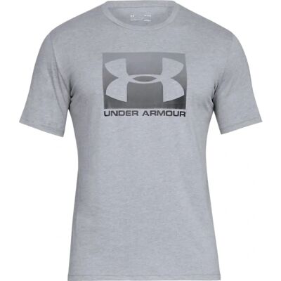 T-shirt Under Armour UA Boxed - Gris - Sport Décontracté - Publicité T-shirt Under Armour UA Boxed - Gris - Sport Décontracté - Publicité
