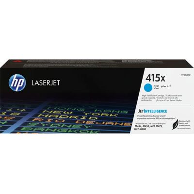 HP W2031X Cyan Tonerpatrone - Laser - Høy kapasitet - 6000 sider - Original HP W2031X Cyan Tonerpatrone - Laser - Høy kapasitet - 6000 sider - Original