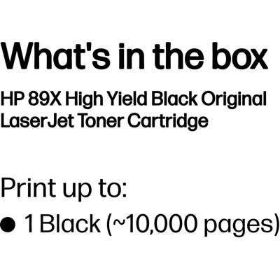 HP LaserJet M528 CF289X Schwarzer Toner - Hochleistung - Original HP LaserJet M528 CF289X Schwarzer Toner - Hochleistung - Original