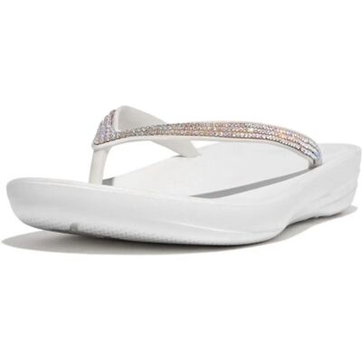 Fitflop Tongs Iqushion Sparkle biały Fitflop Tongs Iqushion Sparkle biały