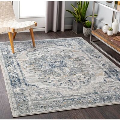 Surya Vintage Orientteppich Blau Beige 200x275 cm Surya Vintage Orientteppich Blau Beige 200x275 cm