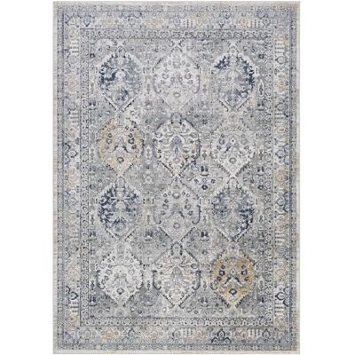 SURYA Grauer Geometrischer Teppich - 160x220cm - Langlebig & Pflegeleicht SURYA Grauer Geometrischer Teppich - 160x220cm - Langlebig & Pflegeleicht