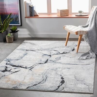 Tapis SURYA Berlin Abstract - Moderne, 160x220cm, Gris Tapis SURYA Berlin Abstract - Moderne, 160x220cm, Gris