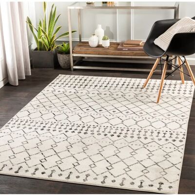 SURYA Geometrischer Weißteppich - Teppich SURYA Geometrischer Weißteppich - Teppich