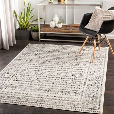 Tapis SURYA IPOH - Scandinave Moderne Gris 152x213cm Tapis SURYA IPOH - Scandinave Moderne Gris 152x213cm
