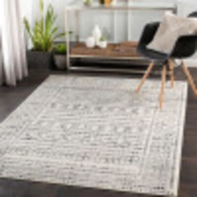 SURYA IPOH Moderner skandinavischer grauer Teppich - 200x275 cm SURYA IPOH Moderner skandinavischer grauer Teppich - 200x275 cm