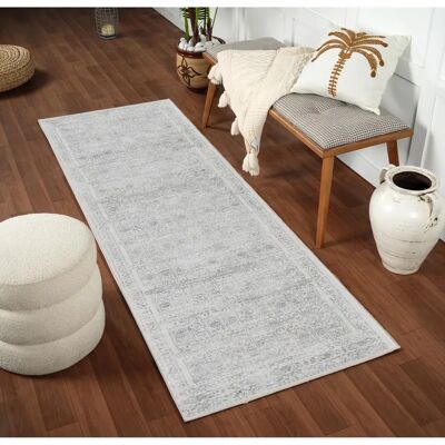 Surya Vintage Grauer Teppich - 80x220cm - Innenbereich Surya Vintage Grauer Teppich - 80x220cm - Innenbereich