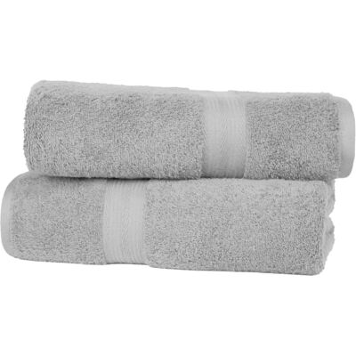 Amazon Basics - Towel Set - Gris - 100% algodón - Towels Amazon Basics - Towel Set - Gris - 100% algodón - Towels