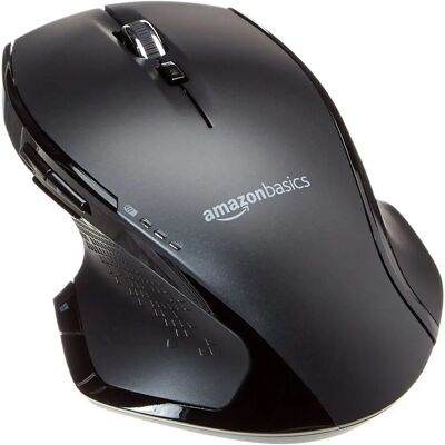 Maus Wireless Amazon Basics - Ergonomico, 1600 DPI, Nero Maus Wireless Amazon Basics - Ergonomico, 1600 DPI, Nero