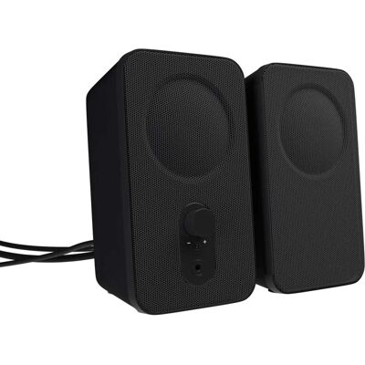 Altavoces de ordenador Amazon Basics V216UK - Negro - 2 unidades Altavoces de ordenador Amazon Basics V216UK - Negro - 2 unidades