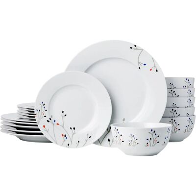 Amazon Basics 18-teiliges Küchen-Geschirrset - Geschirrset Amazon Basics 18-teiliges Küchen-Geschirrset - Geschirrset