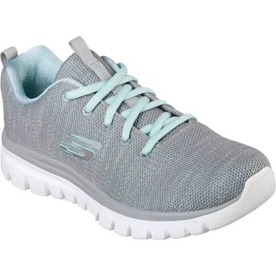 Skechers Graceful Twisted Fortune - Γκρι Επίδειξη Ολοχρονικών Παπουτσιών Skechers Graceful Twisted Fortune - Γκρι Επίδειξη Ολοχρονικών Παπουτσιών