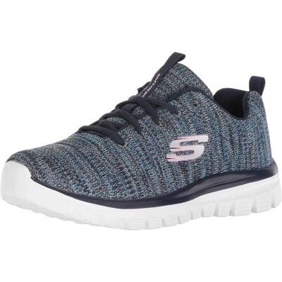 Skechers Navy Sneakers - Casual Sport Shoe Skechers Navy Sneakers - Casual Sport Shoe