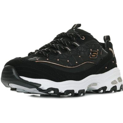 Skechers D'Lites Schwarz/Rosen Gold - Sneakers Skechers D'Lites Schwarz/Rosen Gold - Sneakers