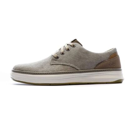 Chaussures Oxford en toile Skechers Moreno pour homme - Kaki - Chaussures - Publicité Chaussures Oxford en toile Skechers Moreno pour homme - Kaki - Chaussures - Publicité