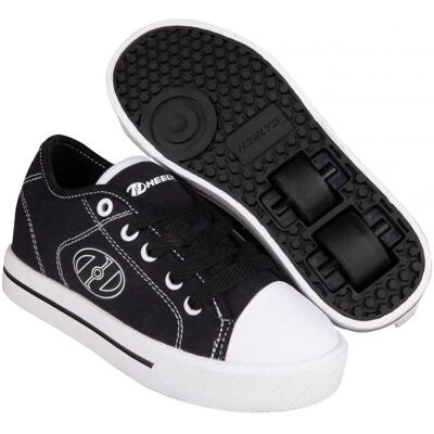 Heelys - Classic X2 - Black/White - 12 UK - Skor Heelys - Classic X2 - Black/White - 12 UK - Skor