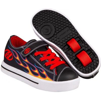Heelys X2 Snazzy Red Flame - Shoes Heelys X2 Snazzy Red Flame - Shoes