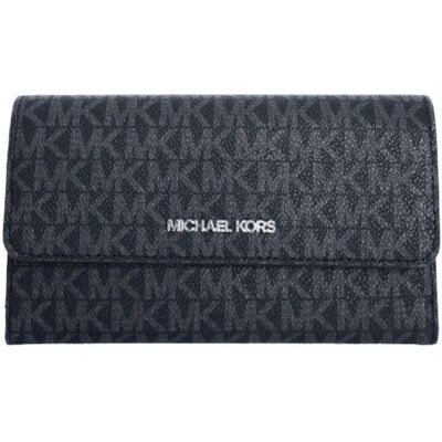 Michael Kors Grote Trifold Lederen Portemonnee - Portemonnee Michael Kors Grote Trifold Lederen Portemonnee - Portemonnee