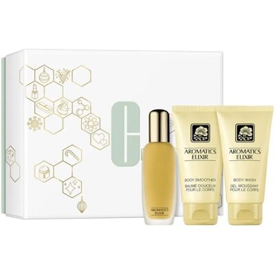 Dárková sada Aromatics Elixir od Clinique - Parfém, Tělový Balsám & Gel Dárková sada Aromatics Elixir od Clinique - Parfém, Tělový Balsám & Gel