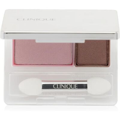 Clinique All About Shadow Duo Strawberry Fudge - Eyeshadow Compact Clinique All About Shadow Duo Strawberry Fudge - Eyeshadow Compact