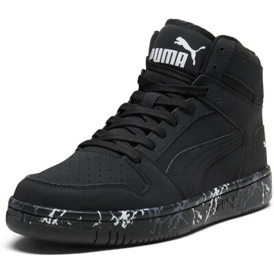 Puma Rebound Layup Sneakers - Herr Svart-Vit Puma Rebound Layup Sneakers - Herr Svart-Vit