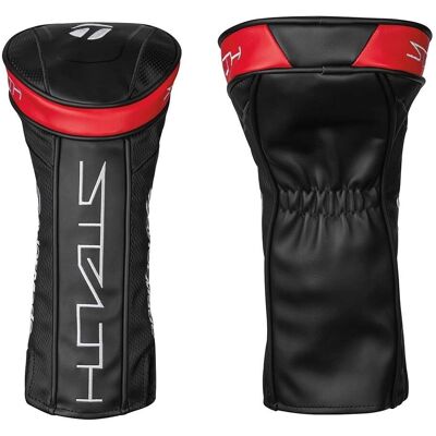 Housse de tête pour driver TaylorMade Stealth - Noir/Rouge - Publicité Housse de tête pour driver TaylorMade Stealth - Noir/Rouge - Publicité