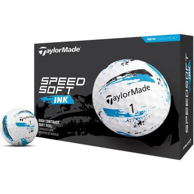 TaylorMade - SpeedSoft Ink - Multicolor - Balles de golf - Publicité TaylorMade - SpeedSoft Ink - Multicolor - Balles de golf - Publicité