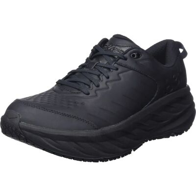HOKA Bondi SR Water-Resistant Leather Cushioned Road Running Shoes - Road Running Shoes HOKA Bondi SR Water-Resistant Leather Cushioned Road Running Shoes - Road Running Shoes