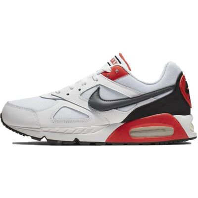Nike Air Max IVO Weiß/Dunkelgrau-Habanero Rot - Turnschuhe Nike Air Max IVO Weiß/Dunkelgrau-Habanero Rot - Turnschuhe