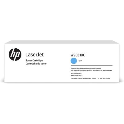 Hewlett-Packard HP Toner 415X - Cyan - Høj Kapacitet - Original - LaserJet Hewlett-Packard HP Toner 415X - Cyan - Høj Kapacitet - Original - LaserJet