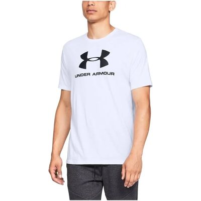 Under Armour - Sportstyle Logo T-Shirt - Biały - S - T-Shirt Under Armour - Sportstyle Logo T-Shirt - Biały - S - T-Shirt