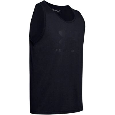 Under Armour - 1329589 UA Sportstyle Logo Tank - Noir - Publicité Under Armour - 1329589 UA Sportstyle Logo Tank - Noir - Publicité