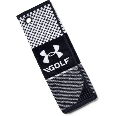 Μαύρη πετσέτα γκολφ Under Armour - Golf Towel Μαύρη πετσέτα γκολφ Under Armour - Golf Towel