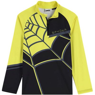 Spyder Maglietta da Sci Web Zip T-neck per Ragazzi Spyder Maglietta da Sci Web Zip T-neck per Ragazzi