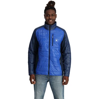 Giacca da sci uomo Spyder Glissade blu elettrico Giacca da sci uomo Spyder Glissade blu elettrico
