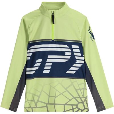 SPYDER - Web Half Zip Fleece - Verde fluorescente - Giacca in pile SPYDER - Web Half Zip Fleece - Verde fluorescente - Giacca in pile