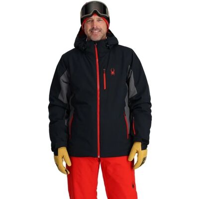 Spyder Vertex Black Jacket - Men's L - Waterproof Insulated Jacket Spyder Vertex Black Jacket - Men's L - Waterproof Insulated Jacket