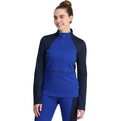 Spyder Charger Womens Blue Baselayer - Baselayer Spyder Charger Womens Blue Baselayer - Baselayer