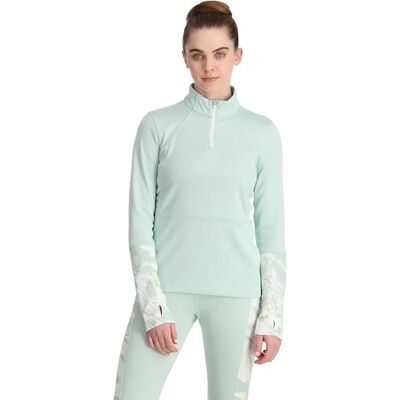 Spyder Femme Charger 1/2 Zip - Vert - Couche de base Spyder Femme Charger 1/2 Zip - Vert - Couche de base