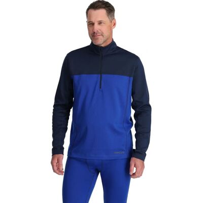 Spyder Charger Base Layer - Moisture-Wicking UPF 50+ - Blue Spyder Charger Base Layer - Moisture-Wicking UPF 50+ - Blue