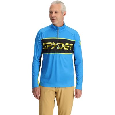 Spyder Paramount Blue Baselayer Zip Shirt Spyder Paramount Blue Baselayer Zip Shirt