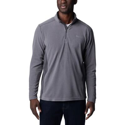 Columbia Men’s Klamath Range II Half Zip Fleece Pullover-Tall - city grey/shark Columbia Men’s Klamath Range II Half Zip Fleece Pullover-Tall - city grey/shark