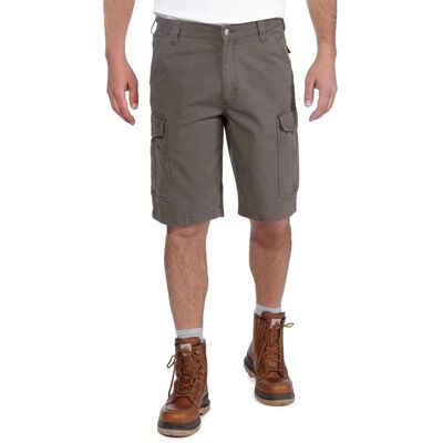 Carhartt Rigby Shorts Cargo Robustes (103542) tarmac - Publicité Carhartt Rigby Shorts Cargo Robustes (103542) tarmac - Publicité