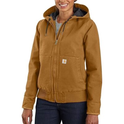 Veste de travail isolée marron pour femmes Carhartt - Publicité Veste de travail isolée marron pour femmes Carhartt - Publicité