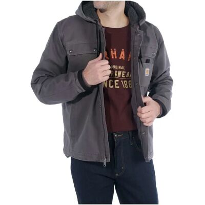 Giacca Carhartt in Duck Lavato Bertlett - ghiaia Giacca Carhartt in Duck Lavato Bertlett - ghiaia