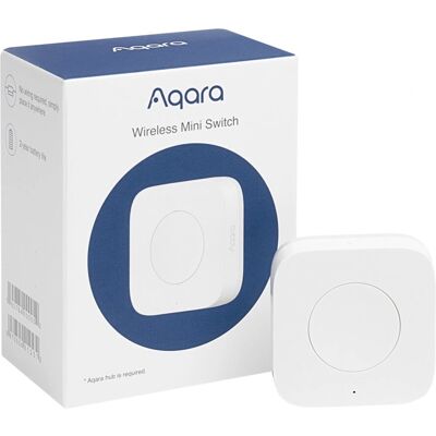 Interrupteur sans fil mini Aqara - Zigbee, Apple HomeKit - Accessoire maison intelligente Interrupteur sans fil mini Aqara - Zigbee, Apple HomeKit - Accessoire maison intelligente