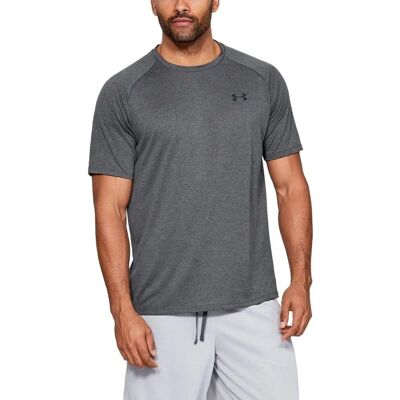 Under Armour UA Tech 2.0 SS T-Shirt Carbon Heather - T-Shirt Under Armour UA Tech 2.0 SS T-Shirt Carbon Heather - T-Shirt