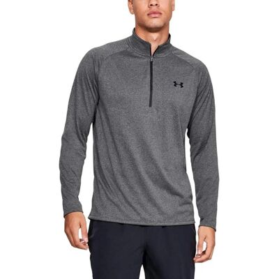 Under Armour Gray 3XL Technical Half Zip Long Sleeve T-shirt Under Armour Gray 3XL Technical Half Zip Long Sleeve T-shirt