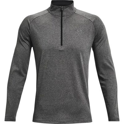 Under Armour Herren Technische 1/2 Zip Freizeit-Trainingsshirt - Grau - T-Shirt Under Armour Herren Technische 1/2 Zip Freizeit-Trainingsshirt - Grau - T-Shirt